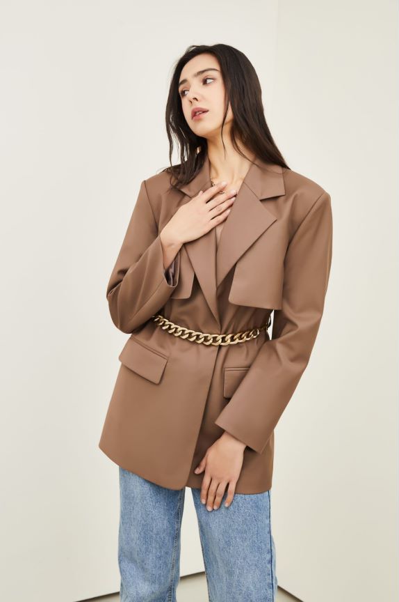 Roy F. Mid-Length Trench Coat
