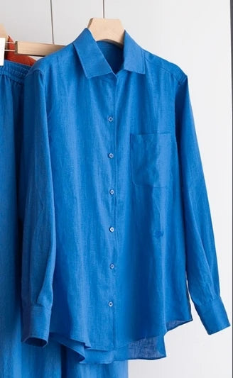 Albert Pike Linen Blouse