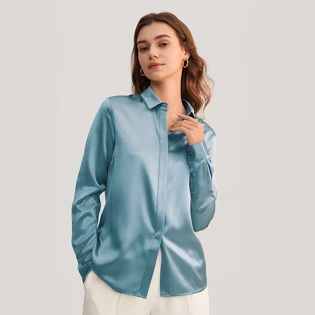 Ox Bow Silk Blouse
