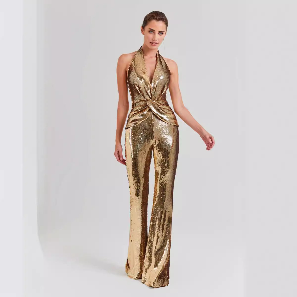 Luxury Halter Jumpsuit