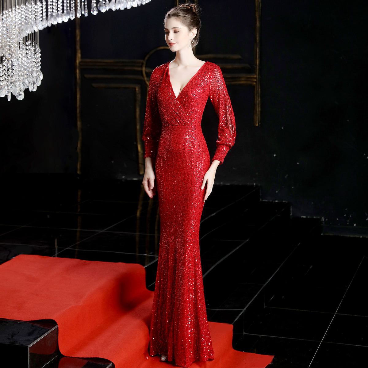 Atmosphere Queen Fishtail Evening Dress