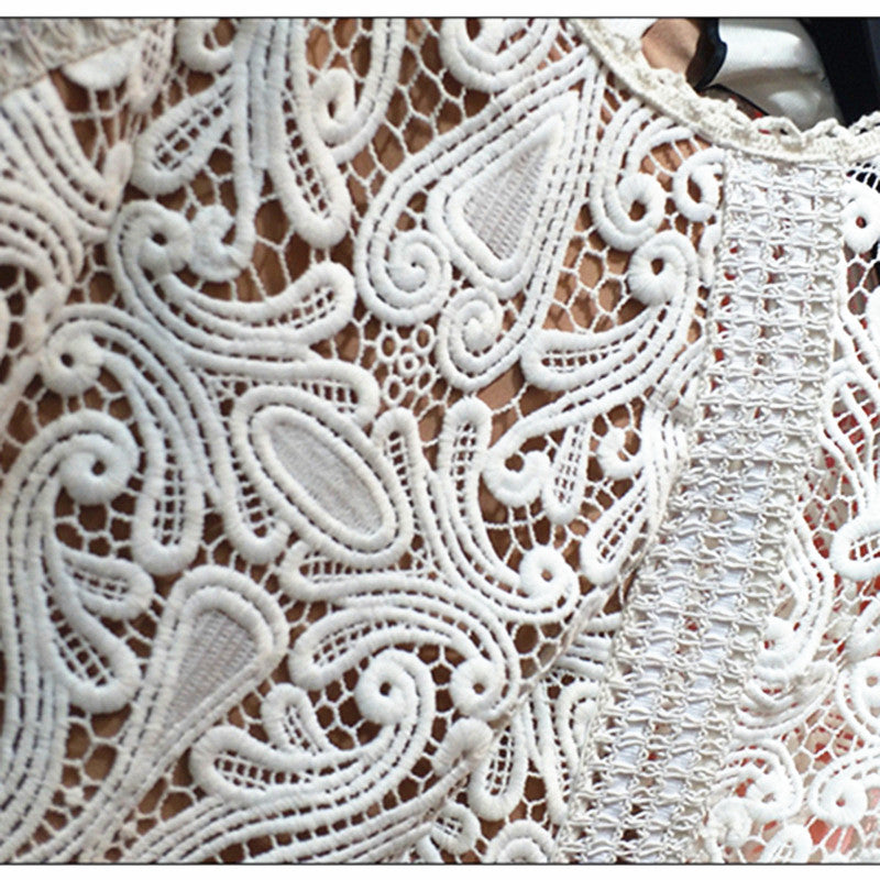 Iris Lace Tiered Maxi Dress