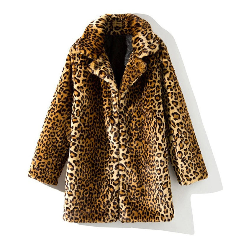 Bourbon Leopard Fur Coat