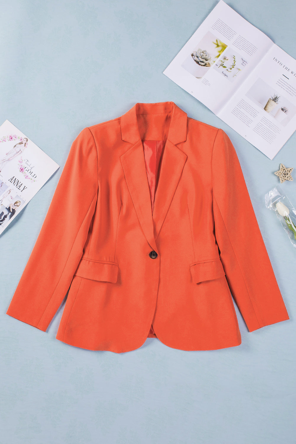 Flip Pocket Chic Blazer Coat