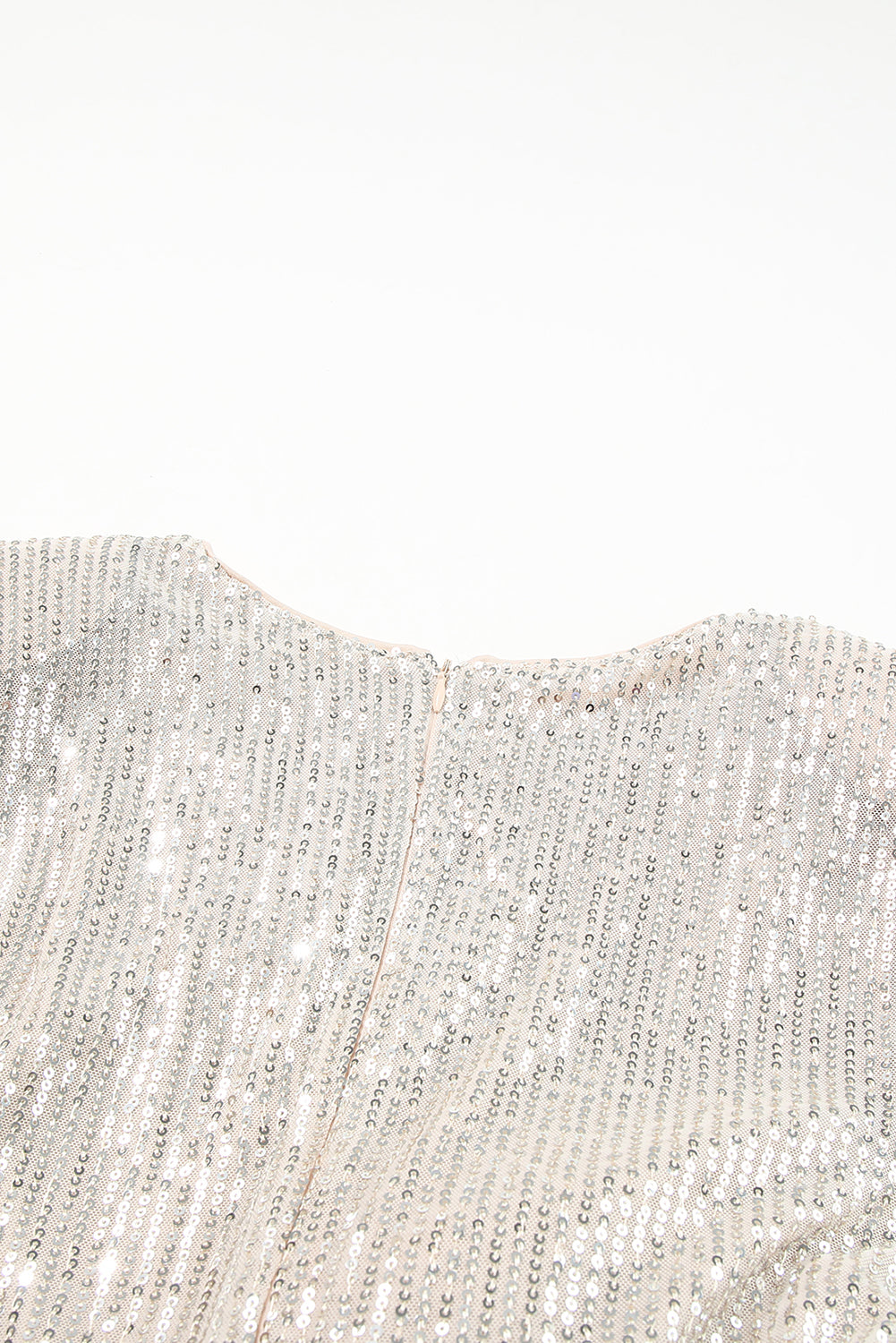 Apricot Thigh High Sequin Maxi