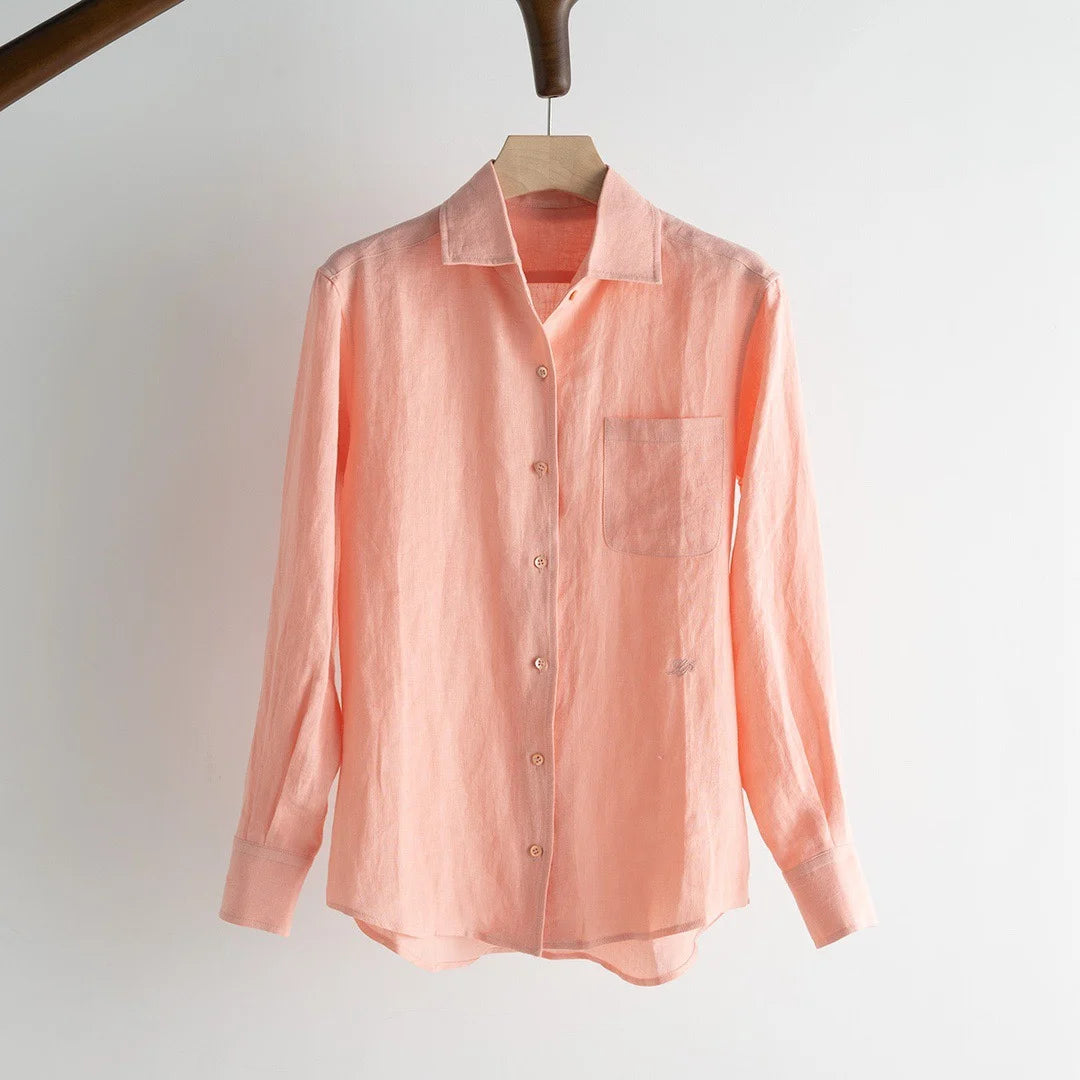 Albert Pike Linen Blouse