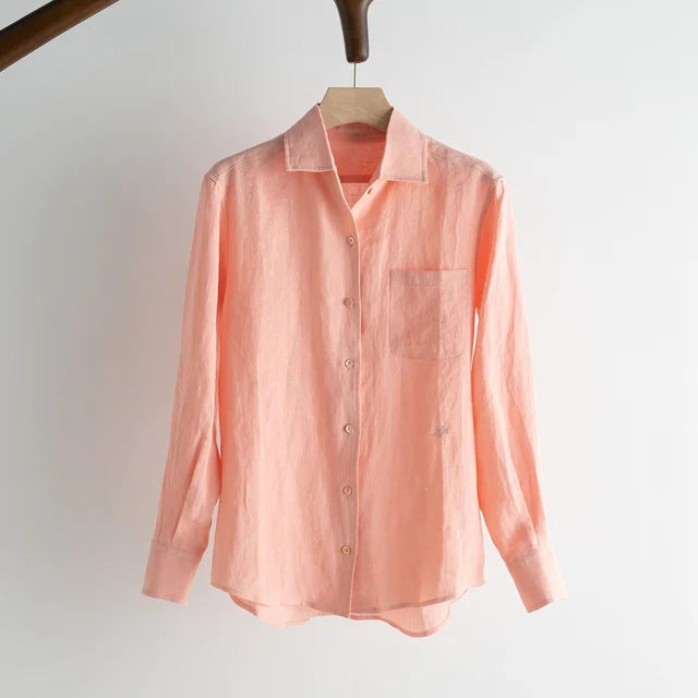 Albert Pike Linen Blouse