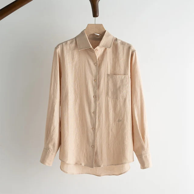 Albert Pike Linen Blouse
