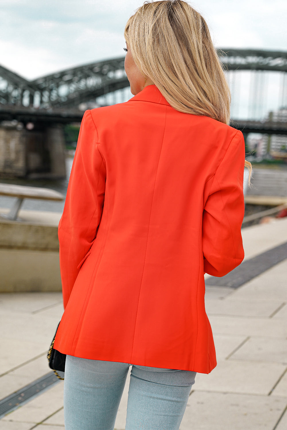 Flip Pocket Chic Blazer Coat