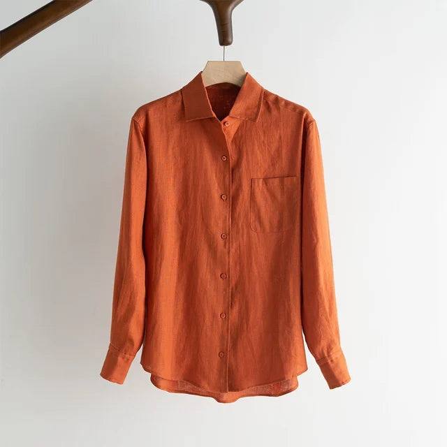 Albert Pike Linen Blouse