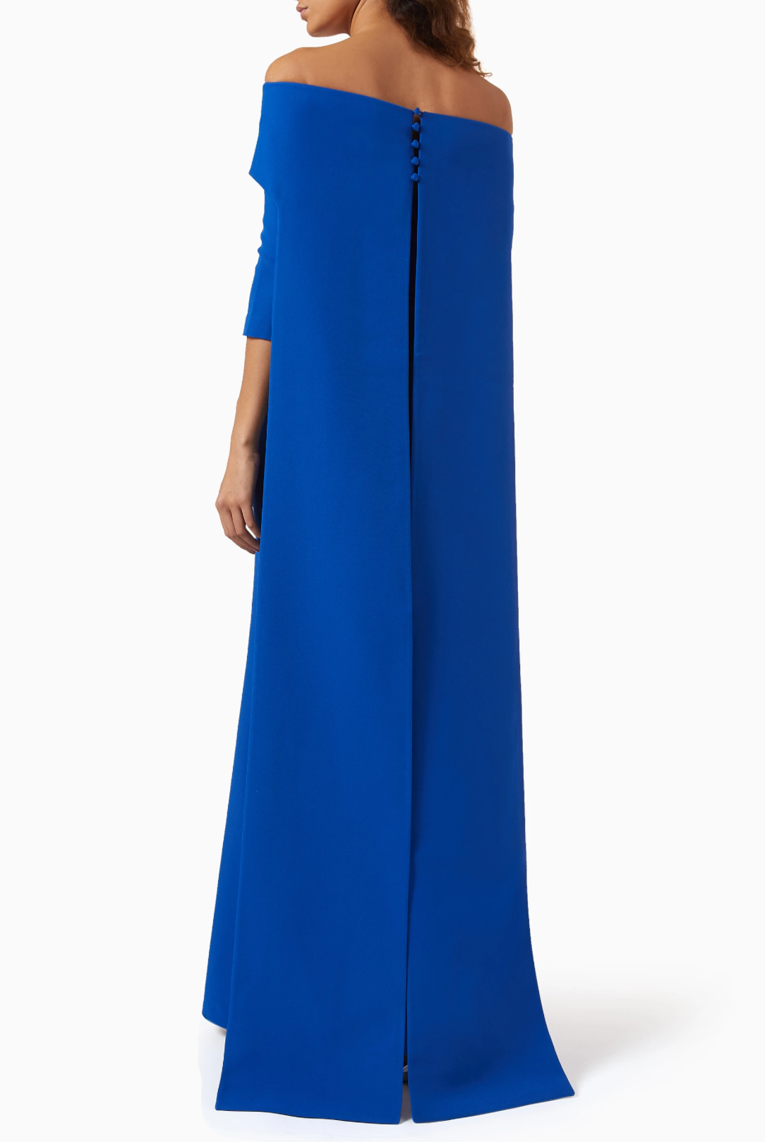 European Off The Shoulder Train Dress-And She Is Couture®