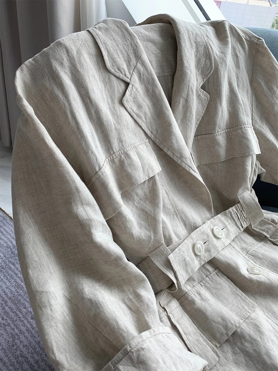 Byrd Lane Linen Blazer