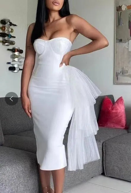 Bonn Off Shoulder Cocktail Dress