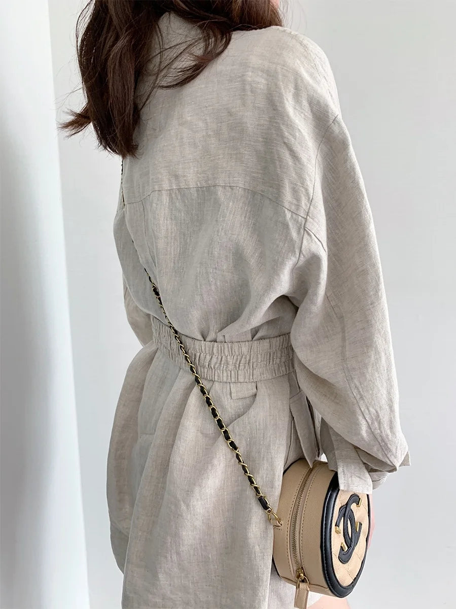 Byrd Lane Linen Blazer