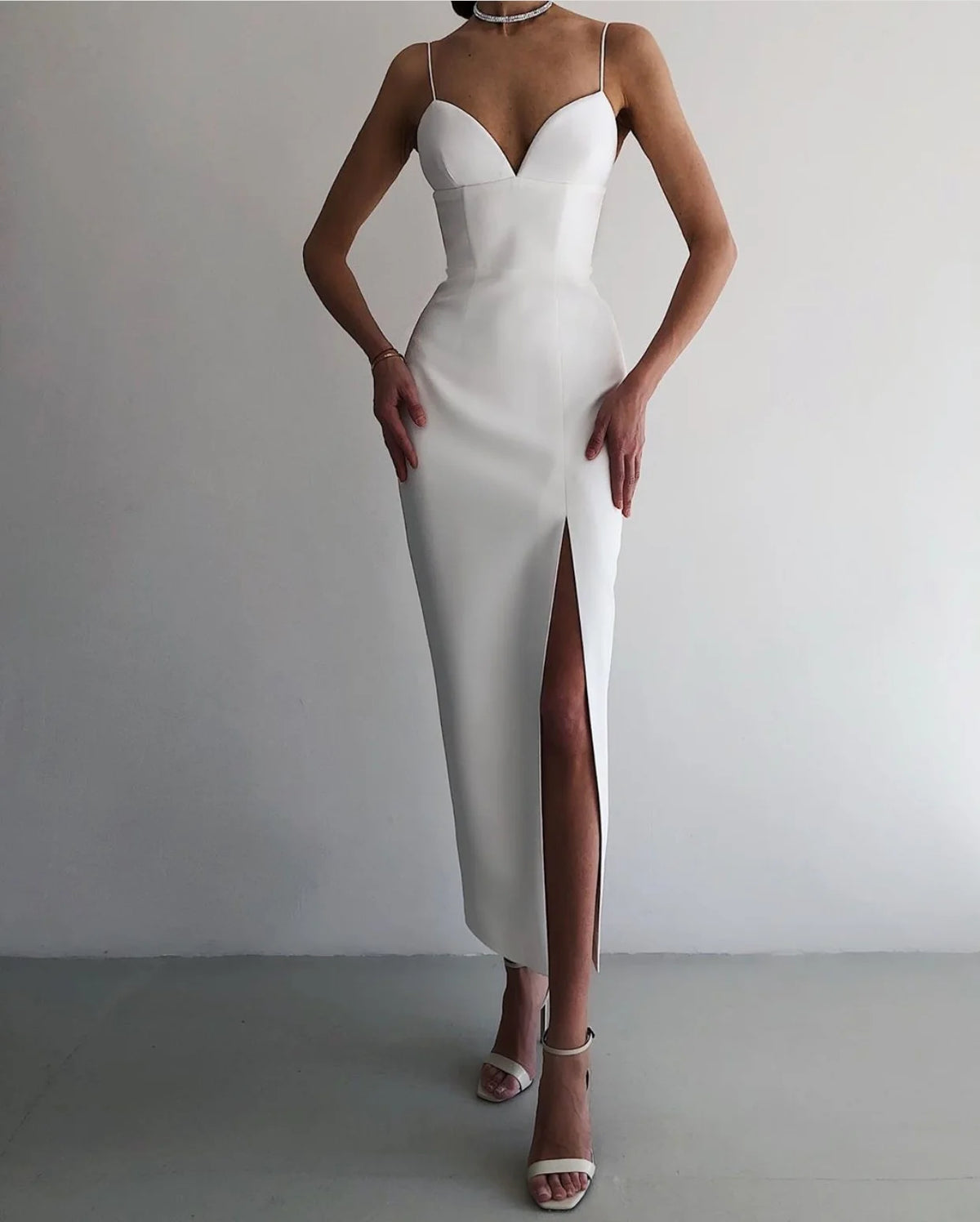 Elegant Body-Con Bandage Midi