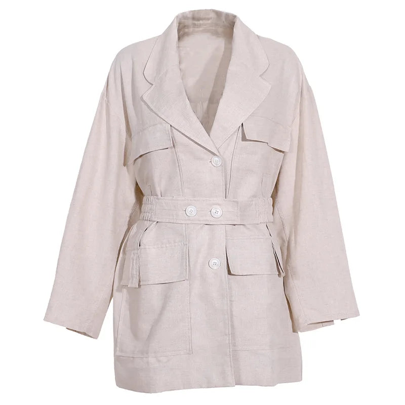 Byrd Lane Linen Blazer