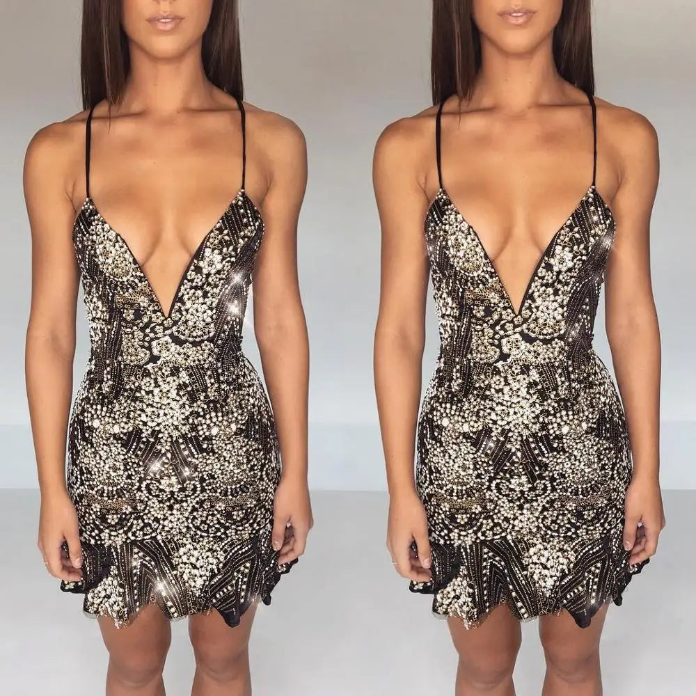 Great Cairo Bandage Mini Dress