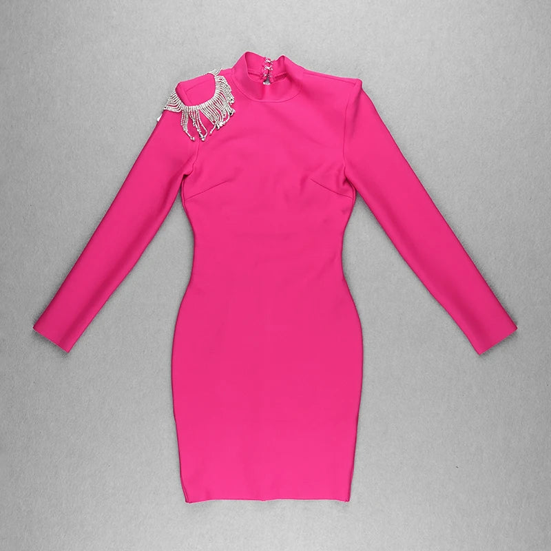 Backless Sequin Body-con Dress