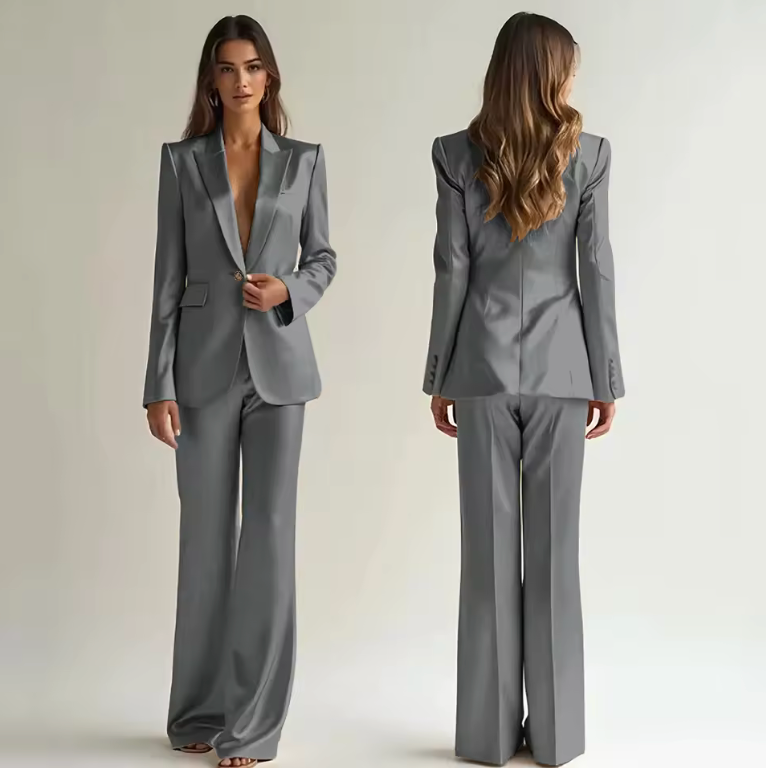 Haskell Two Piece Suit Set-And She Is Couture®
