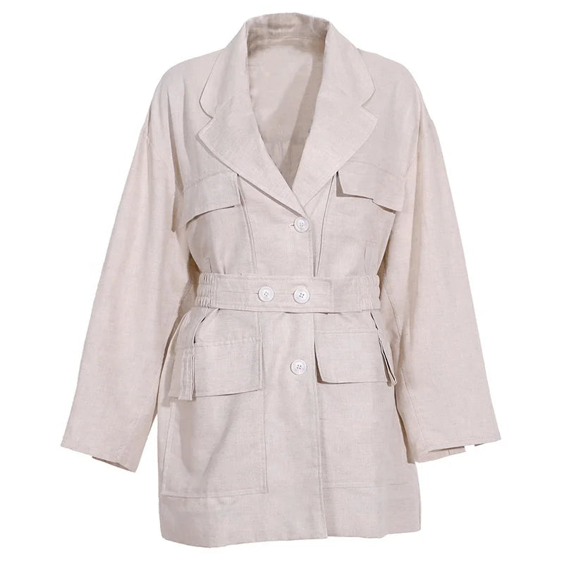 Byrd Lane Linen Blazer