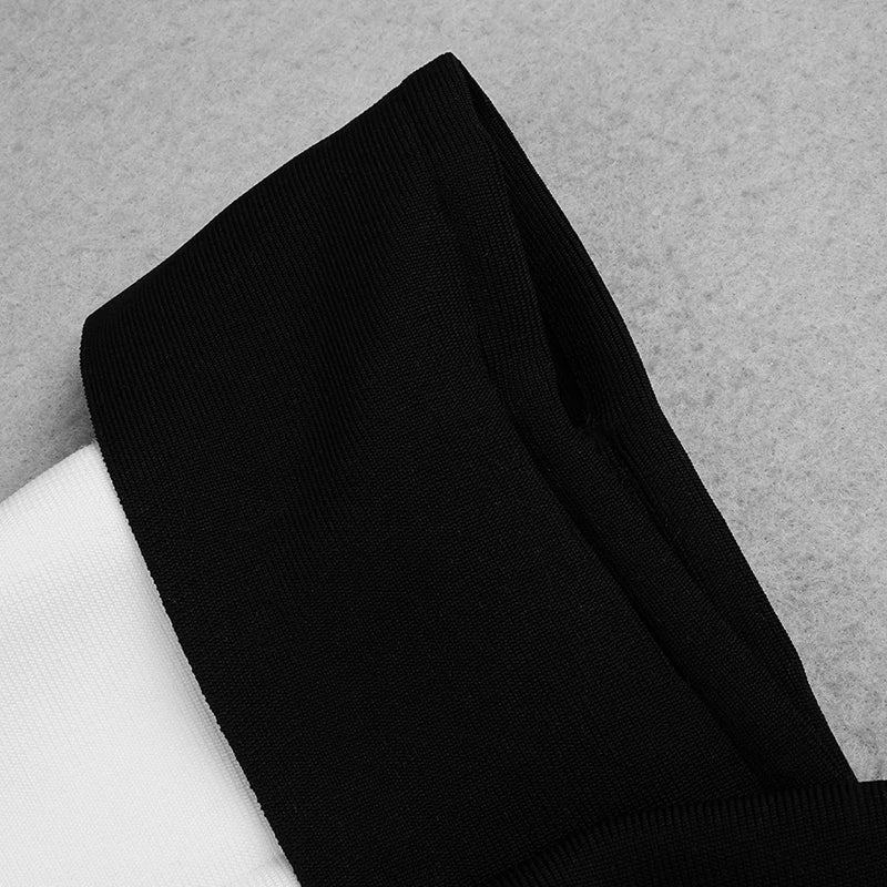 Off The Shoulder Bow Detail Body Con Dress