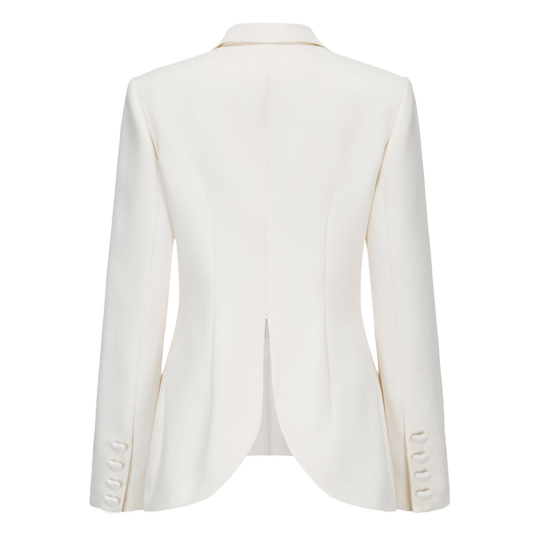 Diamond Buckle Heart-Shaped Buttons Pant Suit