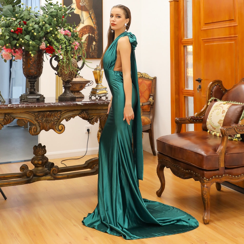 Delightful Greens Formal Maxi