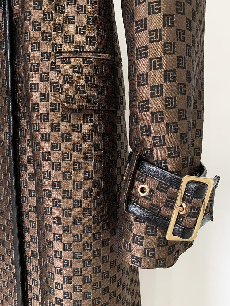 Chefchaouen Long Trench Coat