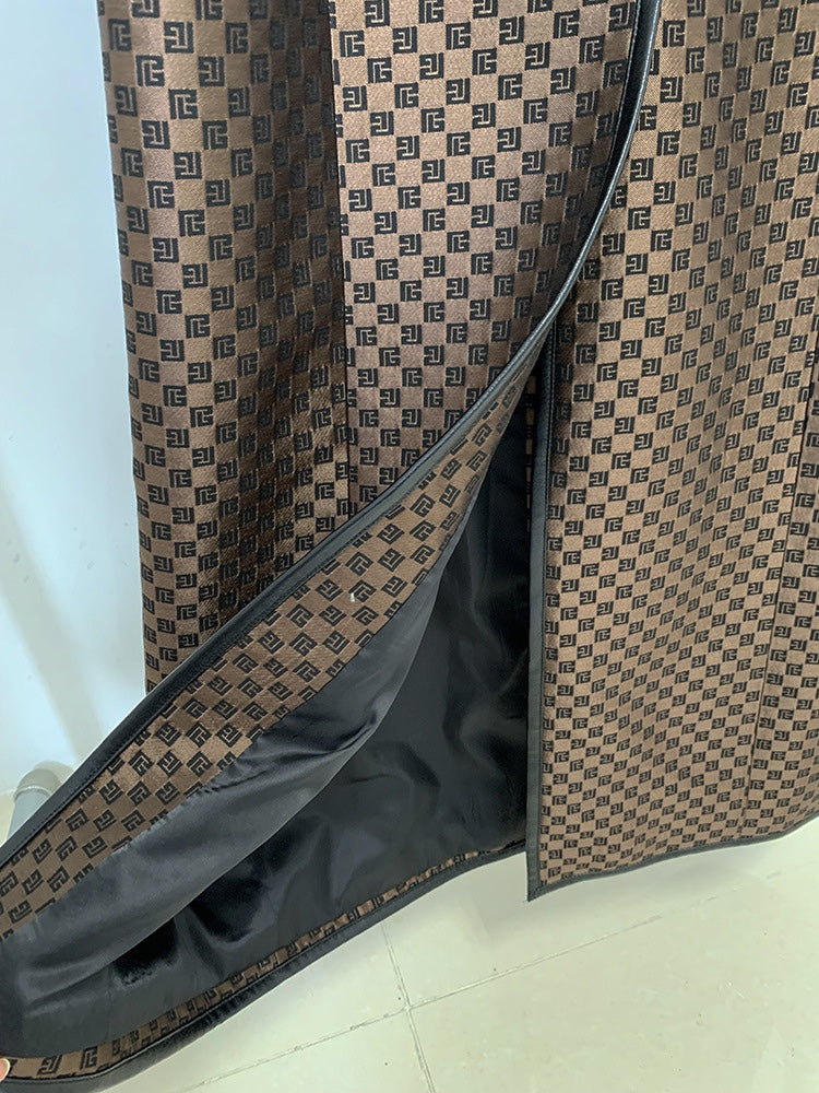 Chefchaouen Long Trench Coat