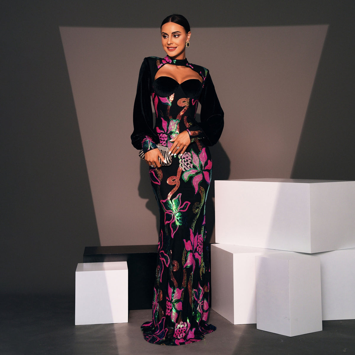 Maidenstone Sequin Gown