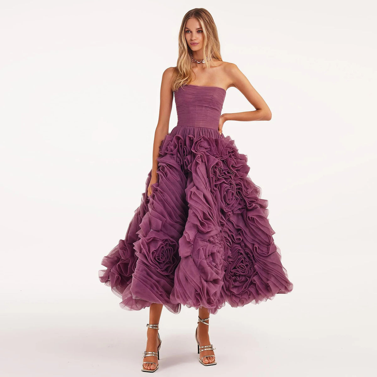 Lanark Strapless Midi-And She Is Couture®