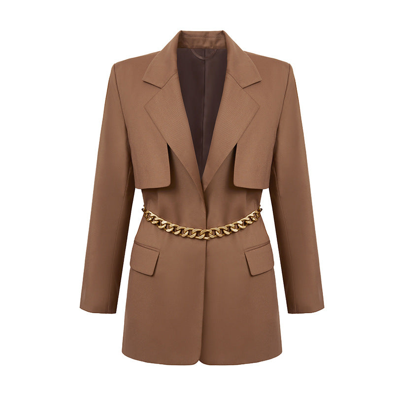 Roy F. Mid-Length Trench Coat