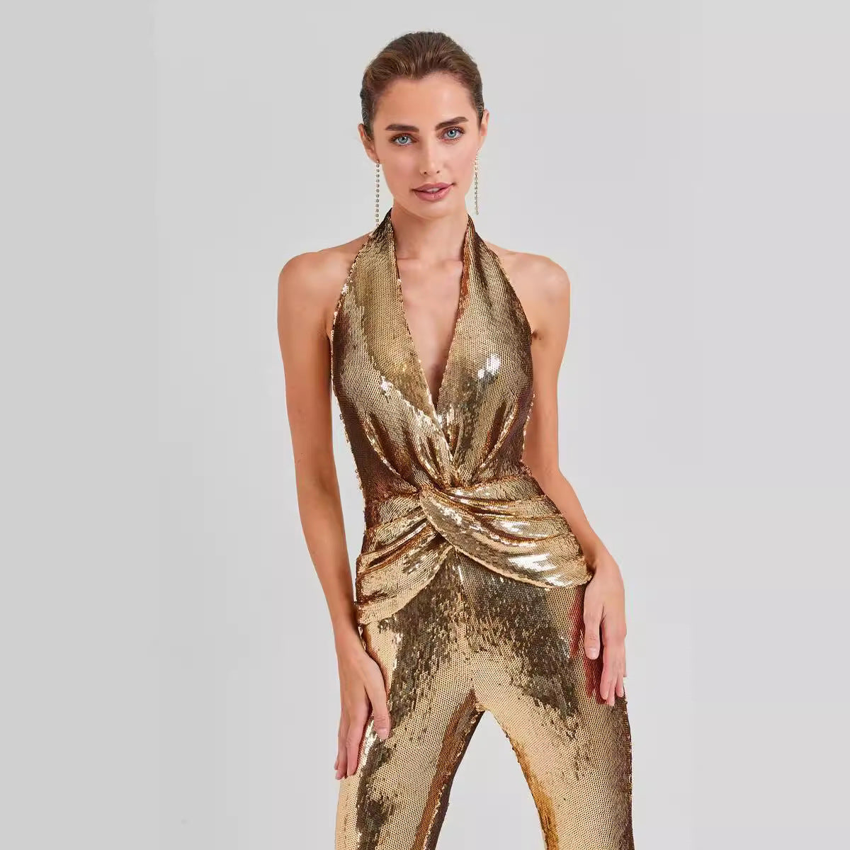Luxury Halter Jumpsuit