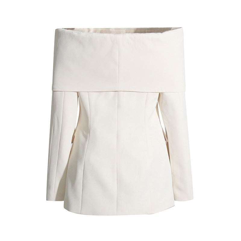 Allaire Off Shoulder Blazer
