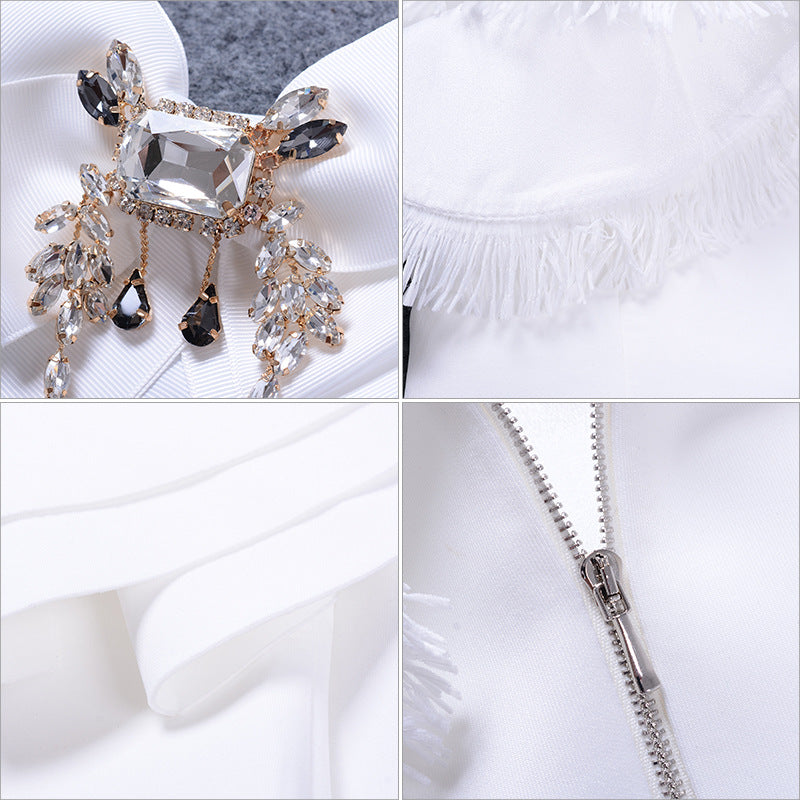 Flying Sleeves Mini Dress