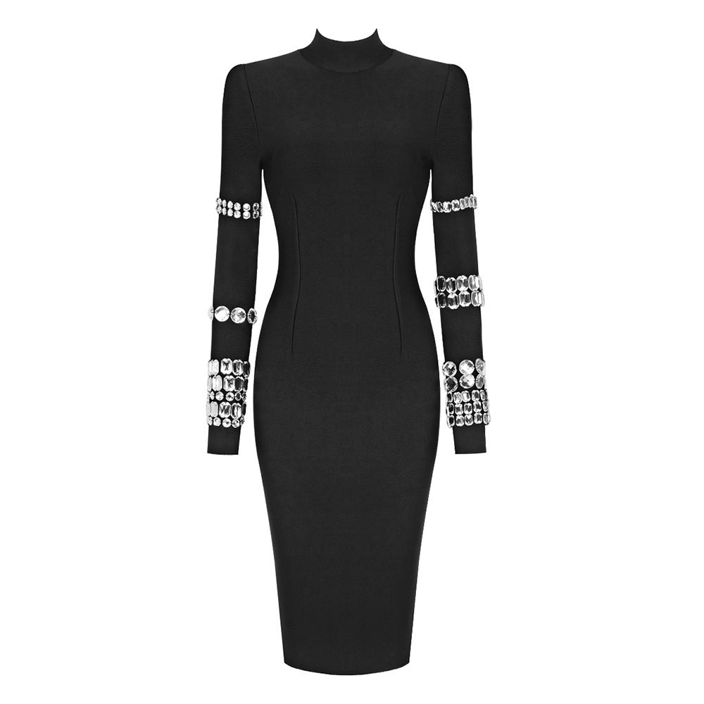 Industry Bead Body Con Midi