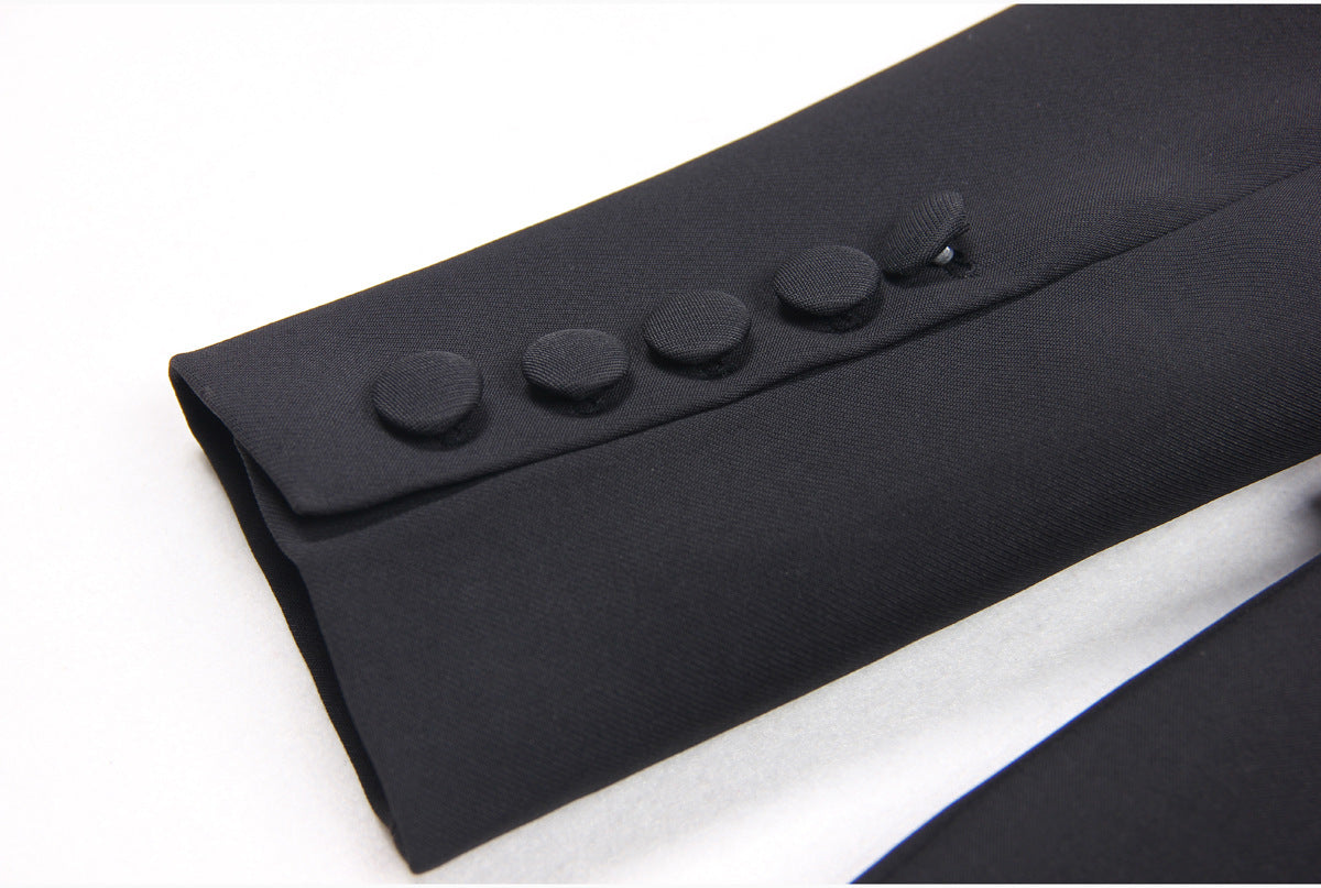 Fashionable High Rise Business Suit 2-Piece Set