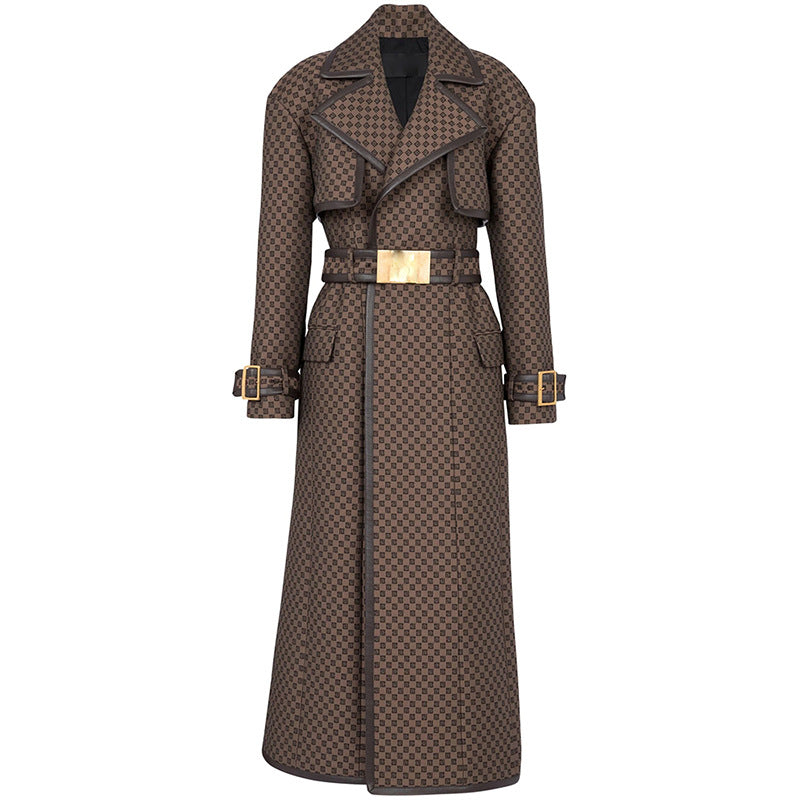 Chefchaouen Long Trench Coat