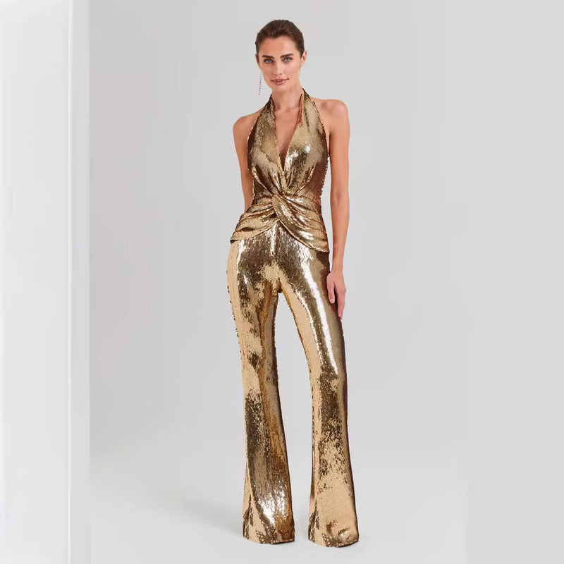 Luxury Halter Jumpsuit
