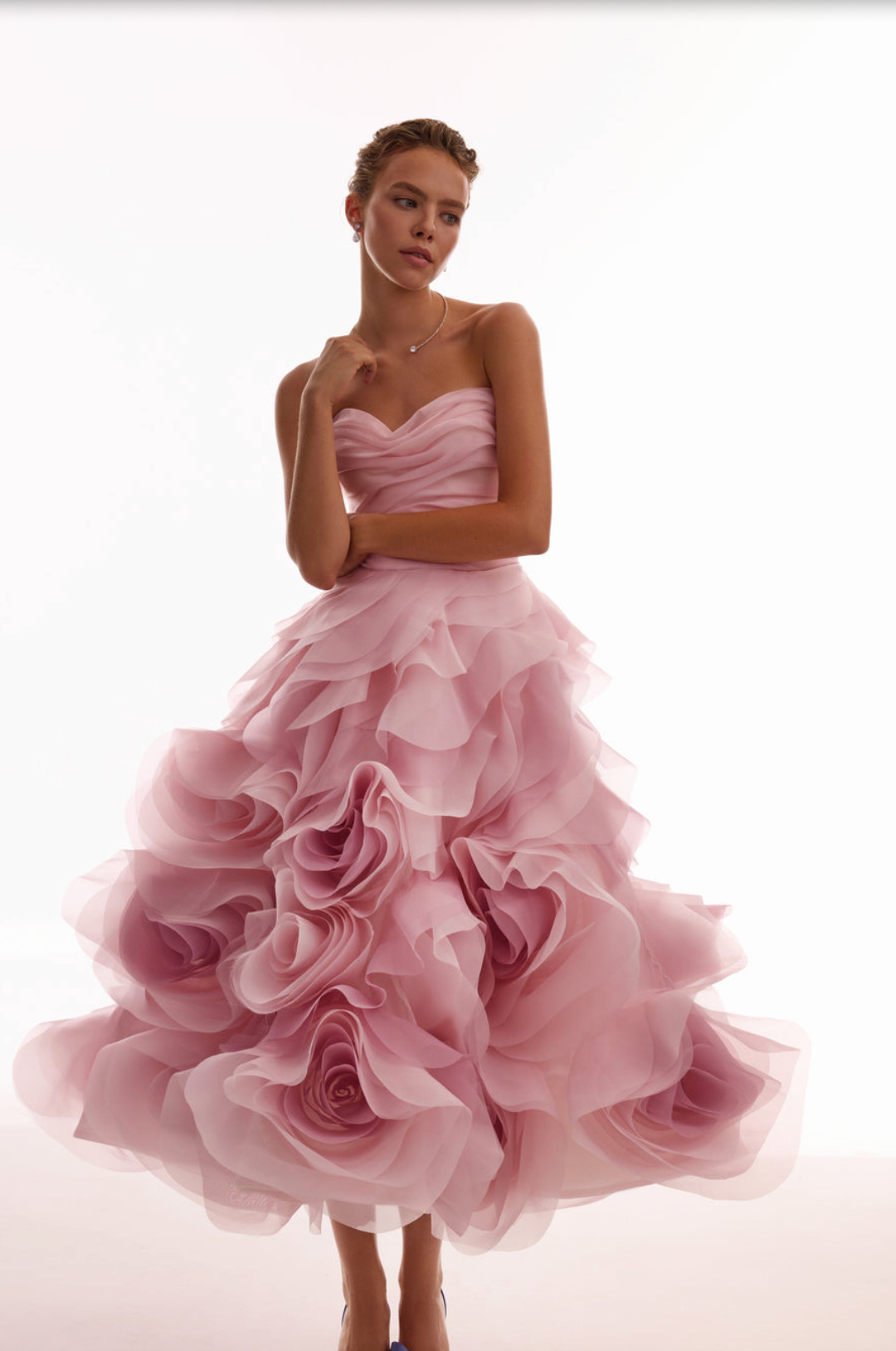 Poppies Lane Organza Dress-And She Is Couture®