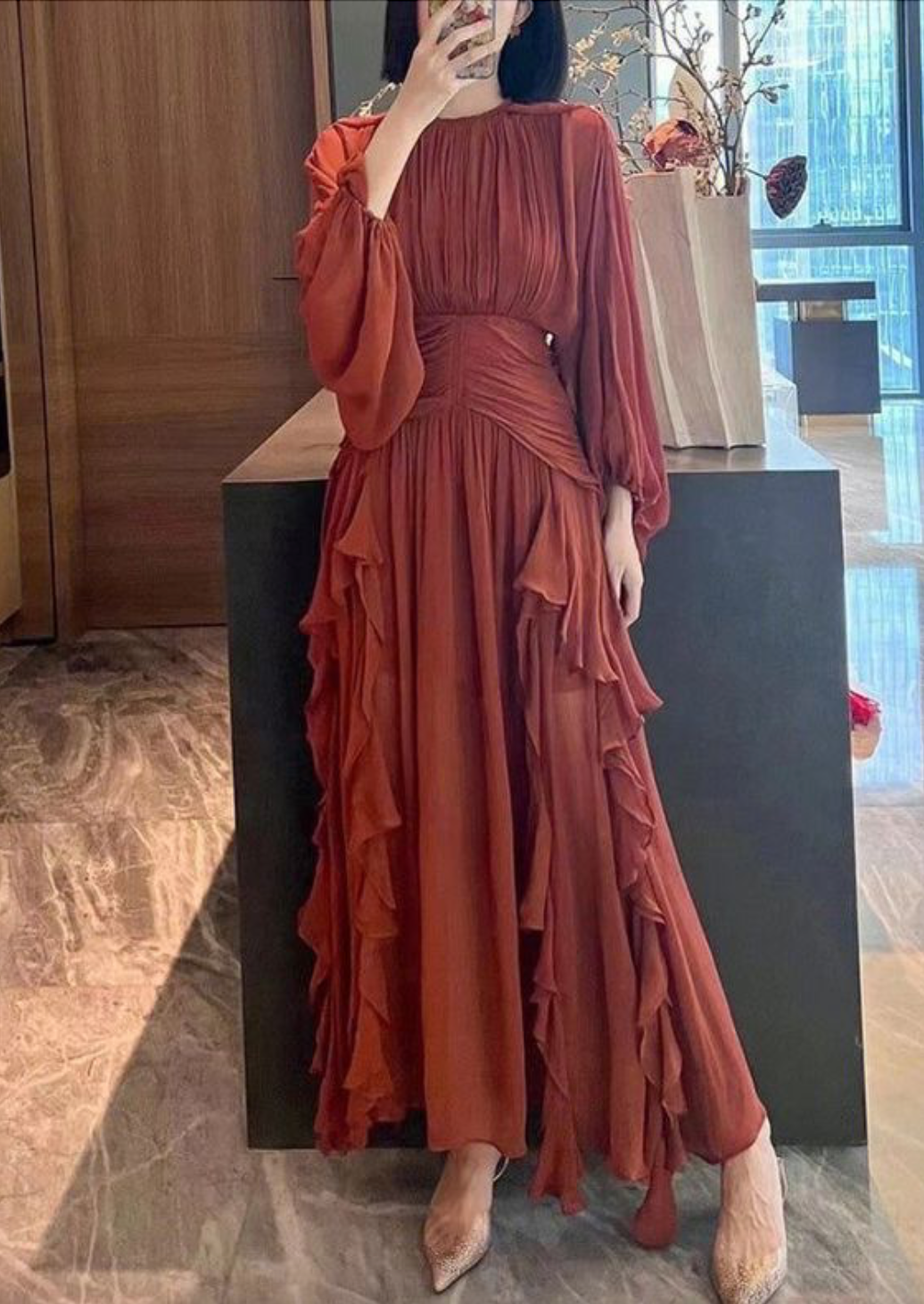 Australian Ruffled Maxi