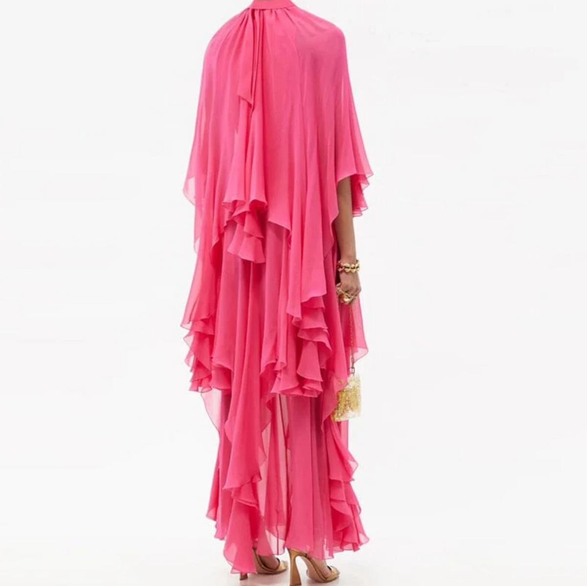 Seaside Chiffon Maxi Dress