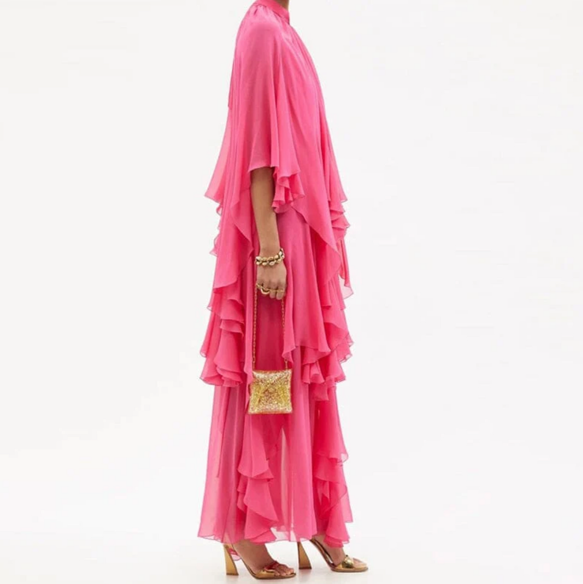 Seaside Chiffon Maxi Dress