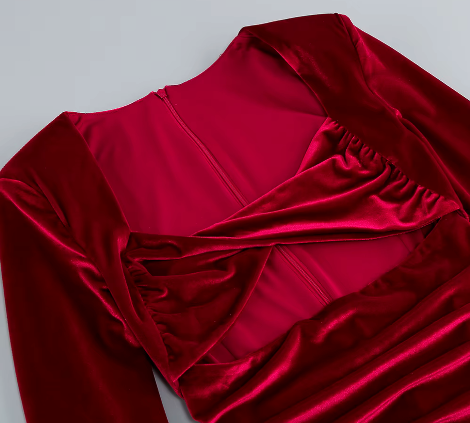 Posh Velvet Dress