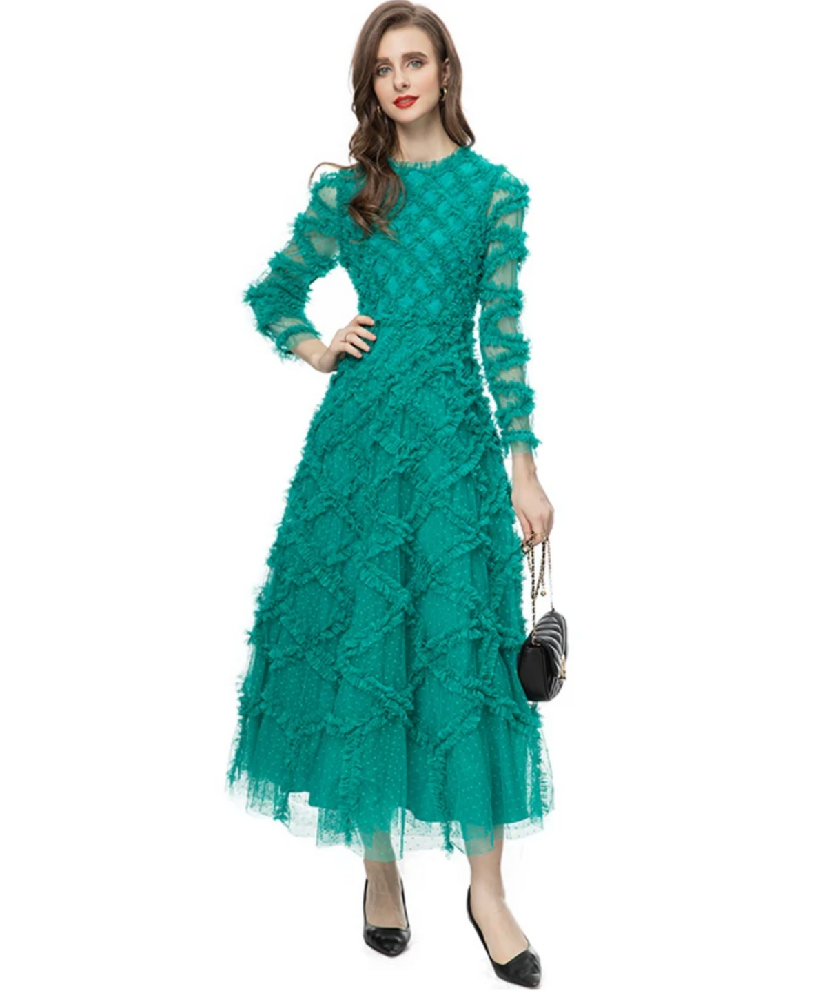 Acqualina Ruffled Maxi