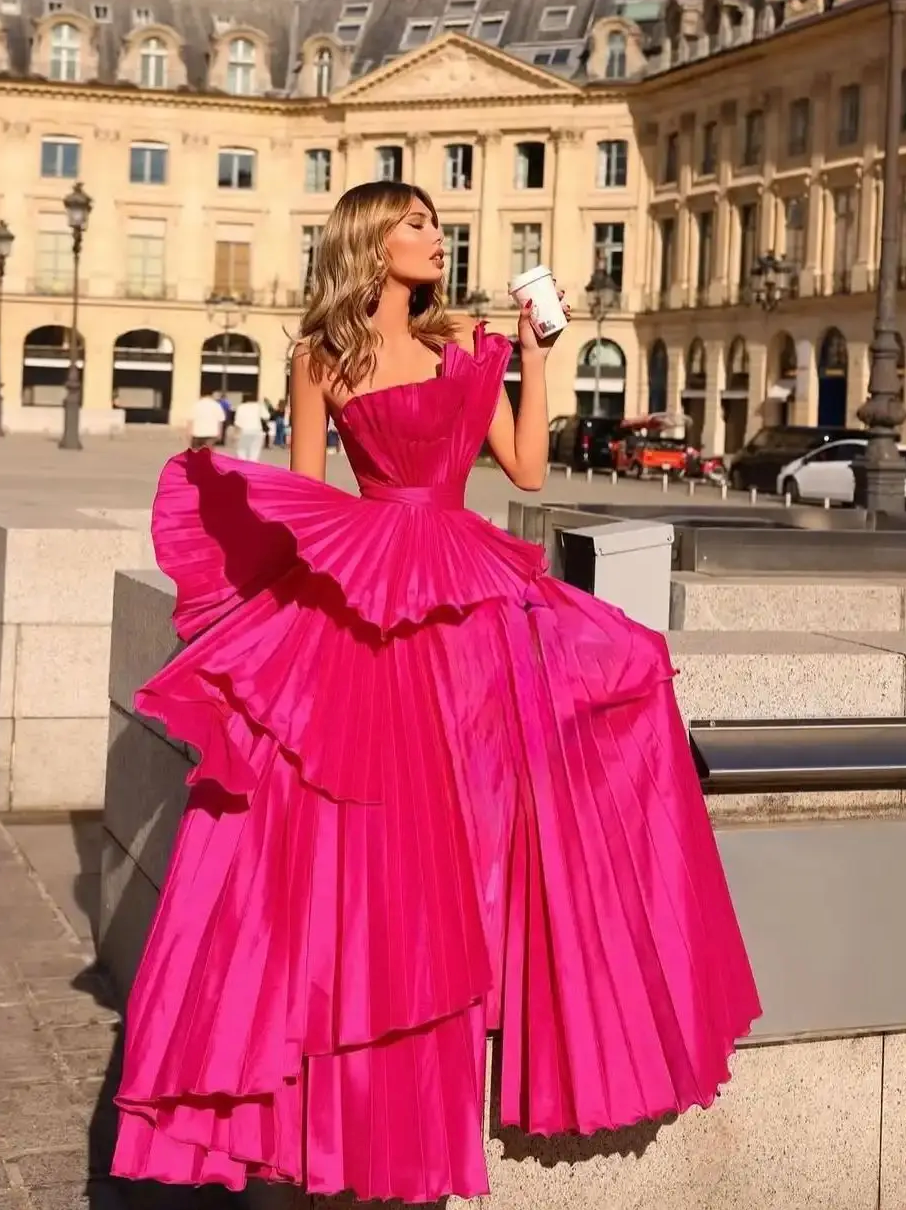 Woman wearing the Old Money Collection Couture Speechless Maxi