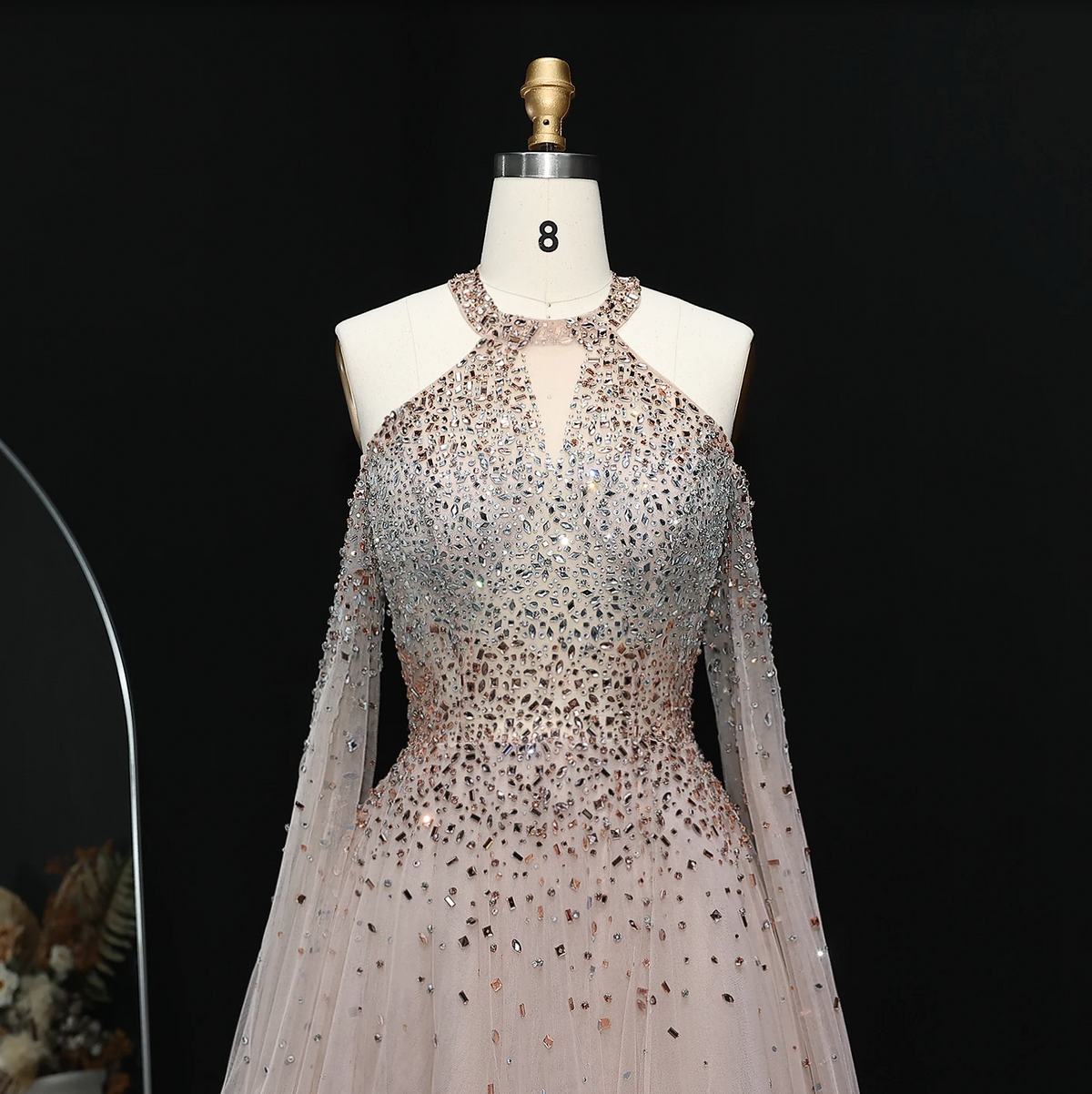 The Old Money Collection Couture Waverunner Evening Gown