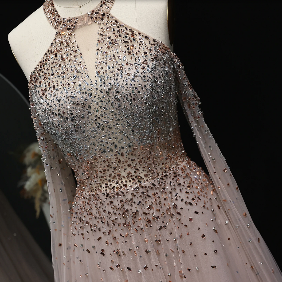 The Old Money Collection Couture Waverunner Evening Gown