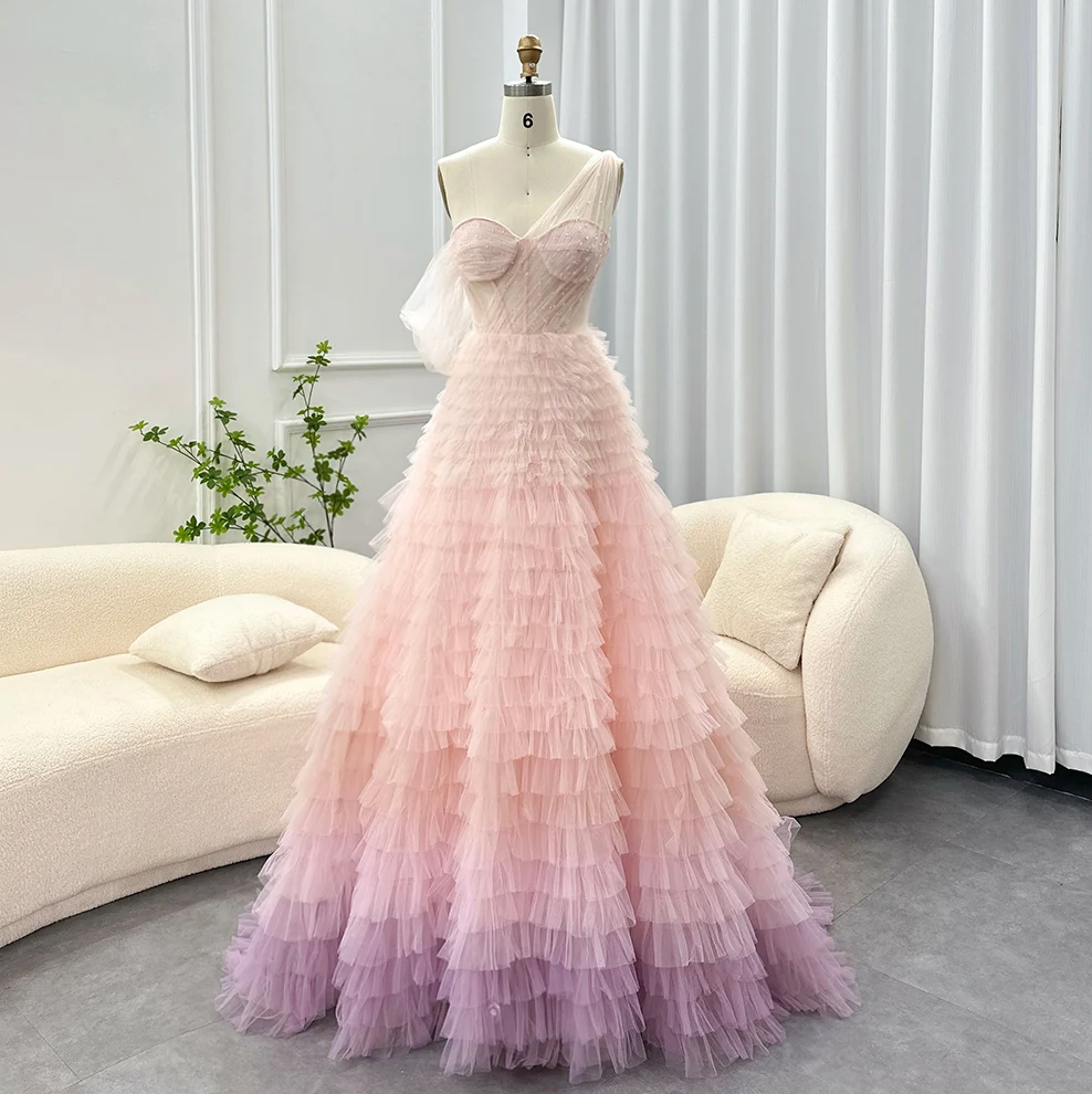 Woman wearing the Old Money Collection Couture Glosili Maxi Gown