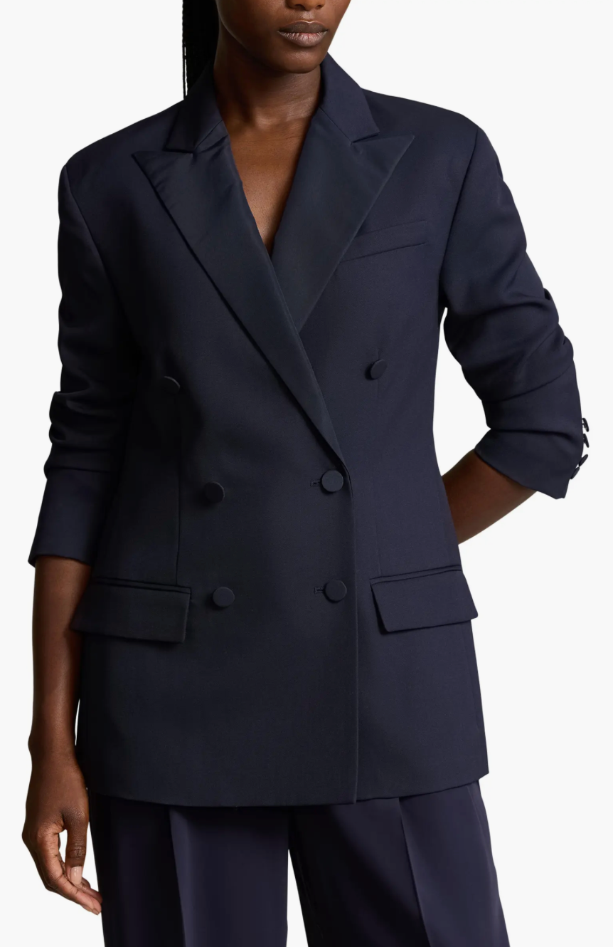 Woman wearing the Old Money Collection Couture Turner Two Piece Suit